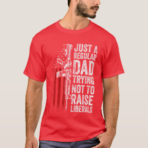 Camiseta Apenas Um Pai Normal Secando Para Não Criar Pai Li