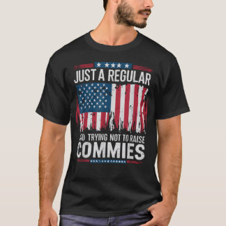 Camiseta Apenas Um Pai Normal Tentando Não Criar