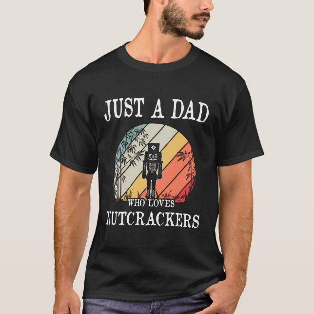 Camiseta Apenas Um Pai Que Adora Presente De Nozes (Frente)