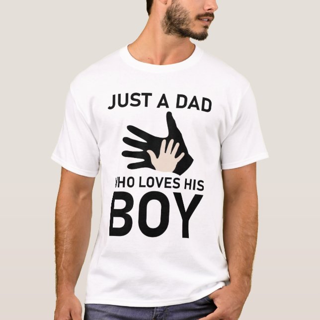 Camiseta Apenas Um Pai Que Ama Seu Filho (Frente)