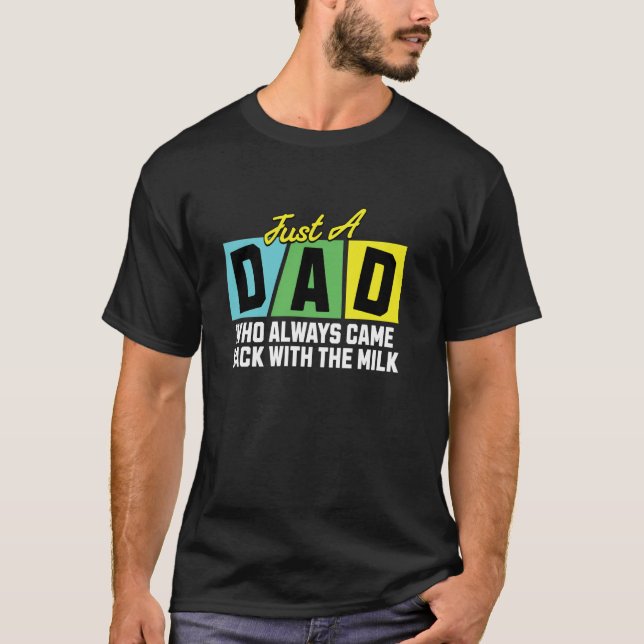 Camiseta Apenas um pai que sempre voltava com o leite, Dive (Frente)
