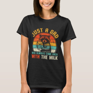 Camiseta Apenas Um Pai Que Sempre Voltou Com A Família Leit