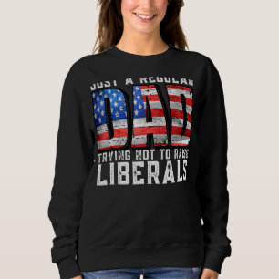 Camiseta Apenas Um Pai Regular Tentando Não Levantar Libera