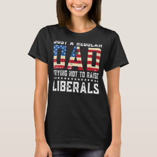 Camiseta Apenas Um Pai Regular Tentando Não Levantar Libera