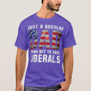 Camiseta Apenas um Pai Regular Tentando Não Levantar Libera