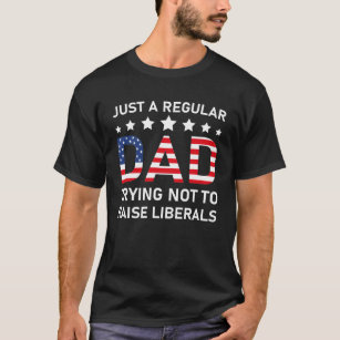 Camiseta Apenas Um Pai Regular Tentando Não Levantar Libera