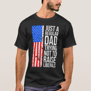 Camiseta Apenas Um Pai Regular Tentando Não Levantar Libera