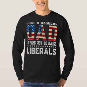 Camiseta Apenas Um Pai Regular Tentando Não Levantar Libera