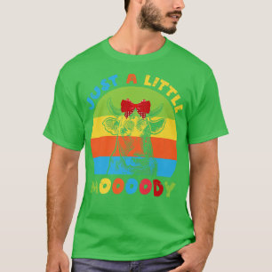 Camiseta Apenas Um Pequeno Farmador De Vaca Moo Moo Moody