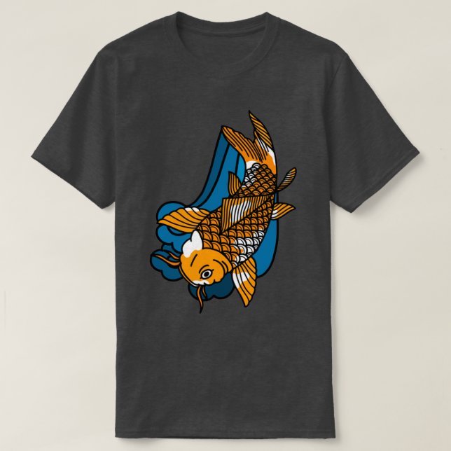 Camiseta Apenas um pouco de koi (Frente do Design)