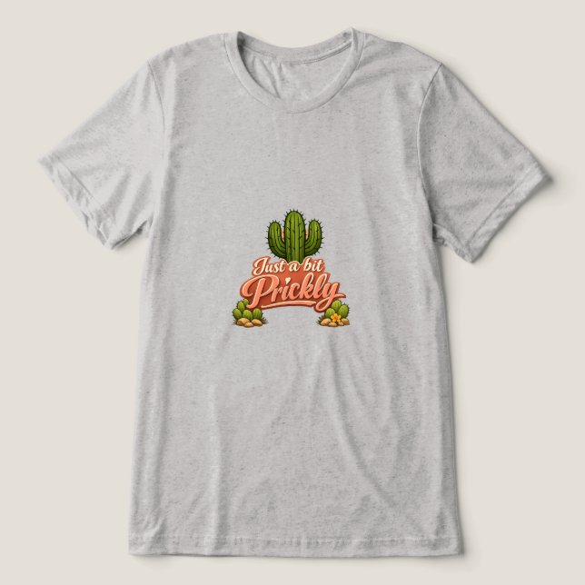 Camiseta Apenas um Pouco Espinhoso (Design frontal)