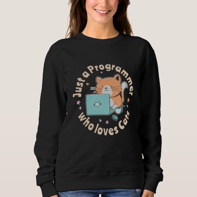 Camiseta Apenas um programador que ama gatos (Frente)