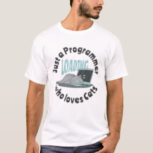 Camiseta Apenas um programador que ama gatos