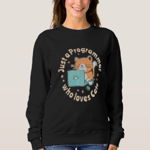 Camiseta Apenas um programador que ama gatos e computadores