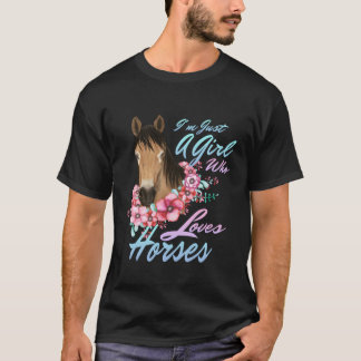 Camiseta Apenas Um Que Adora Cavalos