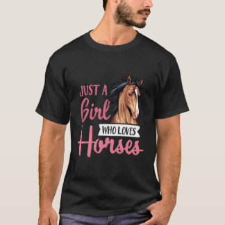 Camiseta Apenas Um Que Adora Cavalos Cavalos Cavalos Que An