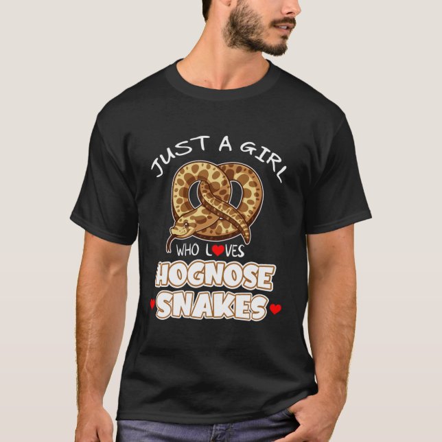 Camiseta Apenas Um Que Adora Cobras De Hognose (Frente)