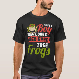 Camiseta Apenas Um Que Adora Sapo De Árvore De Olhos Vermel