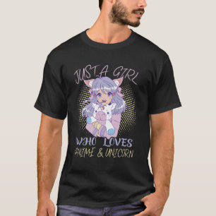 Camiseta Apenas Um Que Ama Anime E Unicórnio
