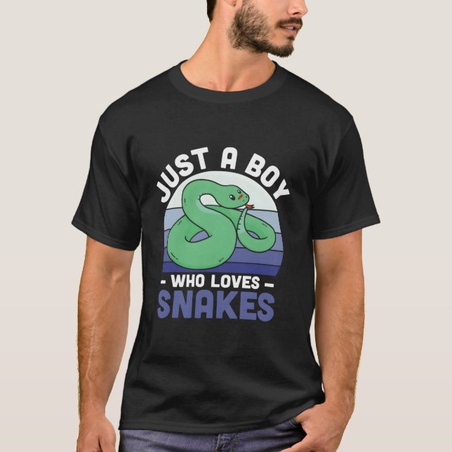 Camiseta Apenas Um Que Ama Cobras Réptil Serpente (Frente)