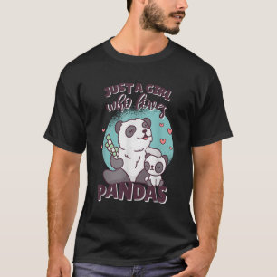 Camiseta Apenas Um Que Ama Panda Panda Panda