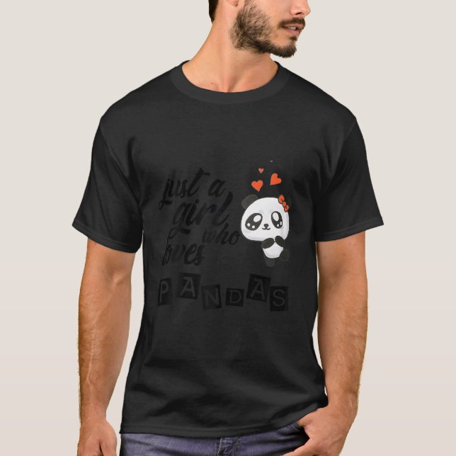 Camiseta Apenas Um Que Ama Pandas Panda (Frente)