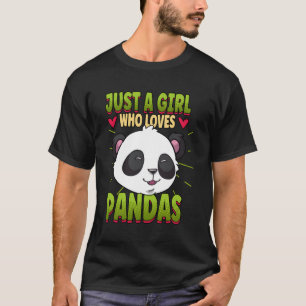 Camiseta Apenas Um Que Ama Pandas Panda