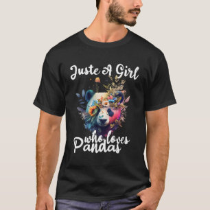 Camiseta Apenas Um Que Ama Pandas Panda