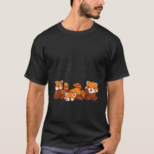 Camiseta Apenas Um Que Ama Pandas Vermelhas Vermelhas