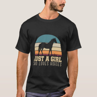 Camiseta Apenas Um Quem Ama Cavalos Cavalo Cavalo