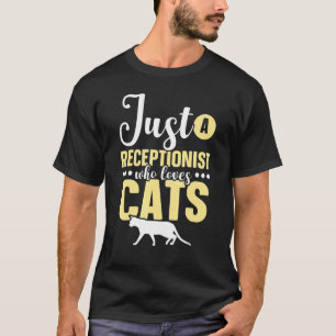 Camiseta Apenas Um Recepcionista Que Ama O Escritório Da Fr