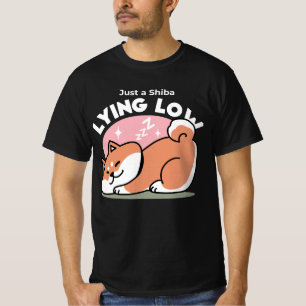 Camiseta Apenas um Shiba Mente Baixo: Design de Shiba Inu C