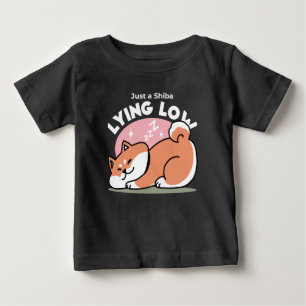 Camiseta Apenas um Shiba Mente Baixo: Design de Shiba Inu C