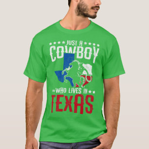 Camiseta Apenas Um Vaqueiro Que Mora No Texas