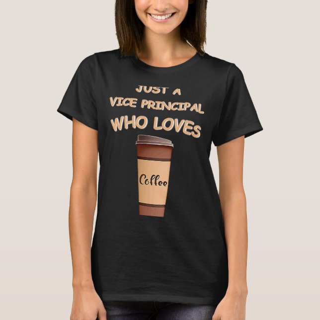 Camiseta Apenas um vice diretor que ama café (Frente)