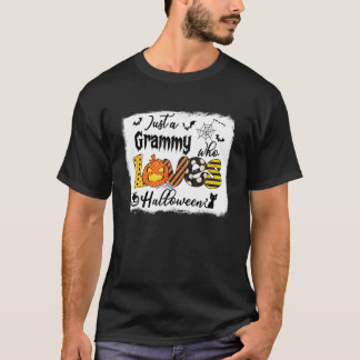 Camiseta Apenas Um Vovô Que Ama A Corda De Bruxas Do Hallow