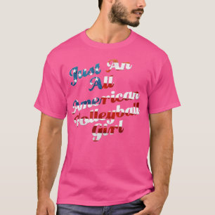 Camiseta Apenas Uma Bandeja Americana De Voleibol