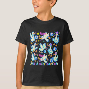 Camiseta Apenas Uma Boba Jogadora De Futebol De Dia De Jogo
