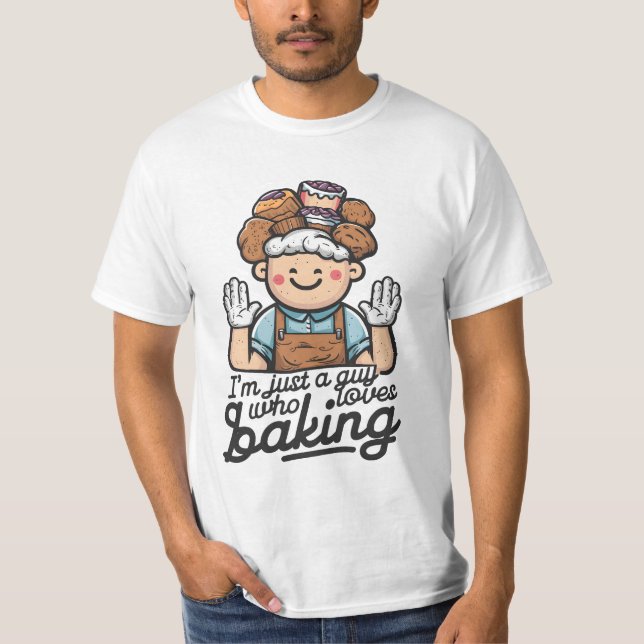Camiseta Apenas uma Cara que ama cozinhar (Frente)