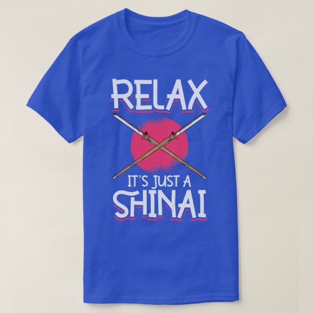 Camiseta Apenas uma espada de bambu shinai Kendo (Frente do Design)