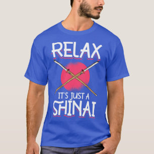Camiseta Apenas uma espada de bambu shinai Kendo