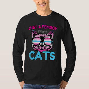 Camiseta Apenas Uma Femboia Que Ama A Gay De Gatos