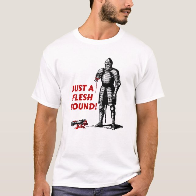 Camiseta Apenas Uma Ferida Superficial Estilo Medieval (Frente)