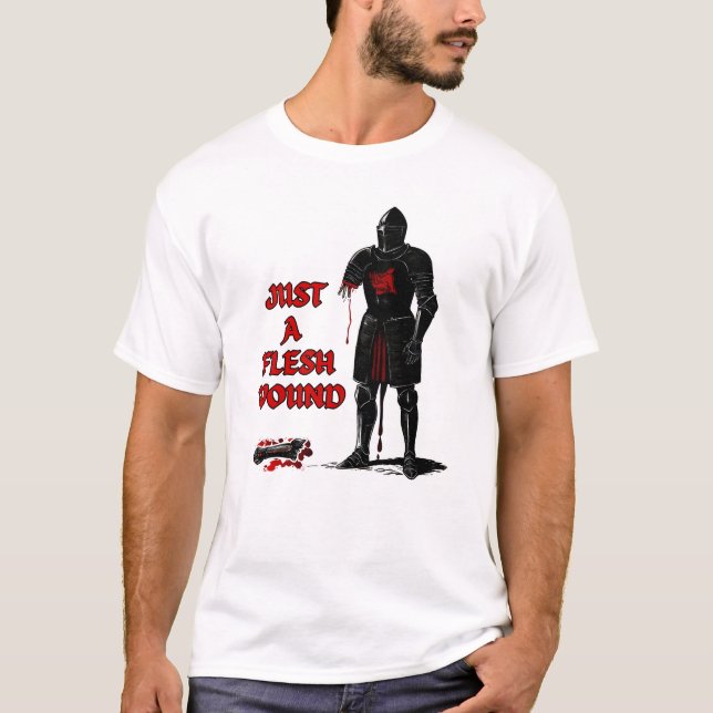 Camiseta Apenas Uma Ferida Superficial Estilo Medieval (Frente)