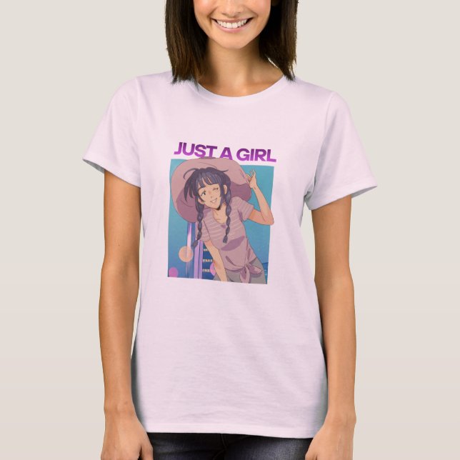 Camiseta Apenas uma garota (Frente)