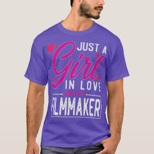 Camiseta Apenas uma garota apaixonada pela sua cineasta esp