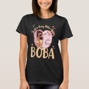 Camiseta Apenas uma garota Axolotl Boba Bubble