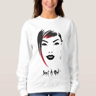 Camiseta Apenas Uma Garota cabelo vermelho