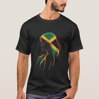 Camiseta Apenas Uma Garota da Intriga das Mulheres Orgulhos