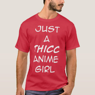 Camiseta Apenas Uma Garota De Animação Tímida, Giro De Cria